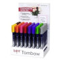 Rotuladores de colores ROTULADOR TOMBOW CALIGRAFIA FUDENOSUKE PUNTA DURA EXPOSITOR de 48
