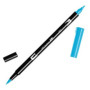 Rotuladores de colores ROTULADOR TOMBOW DOBLE PUNTA PINCEL AZUL REFLEJO