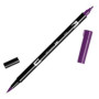 Rotuladores de colores ROTULADOR TOMBOW DOBLE PUNTA PINCEL CIRUELA OSCURO