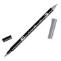 Rotuladores de colores ROTULADOR TOMBOW DOBLE PUNTA PINCEL GRIS FRIO 5