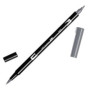 Rotuladores de colores ROTULADOR TOMBOW DOBLE PUNTA PINCEL GRIS FRIO 7