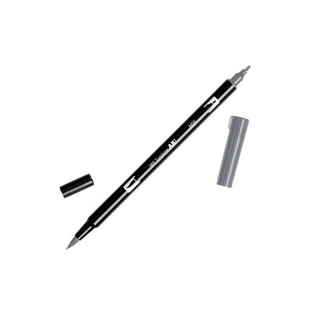 Rotuladores de colores ROTULADOR TOMBOW DOBLE PUNTA PINCEL GRIS FRIO 7