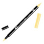 Rotuladores de colores ROTULADOR TOMBOW DOBLE PUNTA PINCEL OCRE CLARO