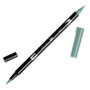 Rotuladores de colores ROTULADOR TOMBOW DOBLE PUNTA PINCEL VERDE ACEBO