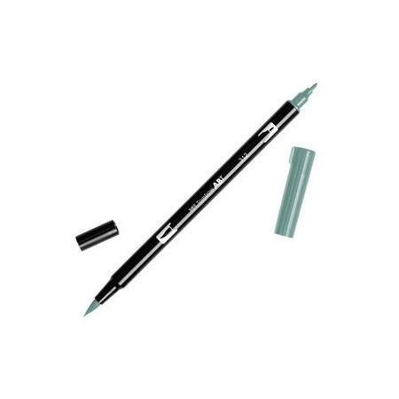 Rotuladores de colores ROTULADOR TOMBOW DOBLE PUNTA PINCEL VERDE ACEBO