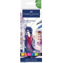 Rotuladores de colores ROTULADORES ACUARELABLES FABER-CASTELL GOLDFABER AQUA DUAL MARKERSA estuche de 6 SURTIDOS.