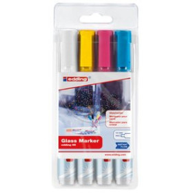 Marcadores de tiza líquida ROTUL.EDDING 95 PARA CRISTAL B/4