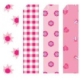 Cartulina impresa SCRAPBOOKING CARTULINA NIEFENVER IMPRESA 24x32 cm 180gr. ROSA-2 (4 mod.) BLISTER de 8