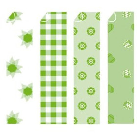 Cartulina impresa SCRAPBOOKING CARTULINA NIEFENVER IMPRESA 24x32 cm 180gr. VERDE-2 (4 mod.) BLISTER de 8