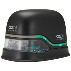 Imprentilla y lápiz impresor SELLO COLOP ELECTRONICO E-MARK MONTURA NEGRA
