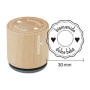 Sellos SELLO COLOP WOODIES Ø30mm CAUCHO GRIS "BIENVENIDO DULCE BEBE"