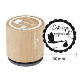 Sellos SELLO COLOP WOODIES Ø30mm CAUCHO GRIS "ENTREGA ESPECIAL"