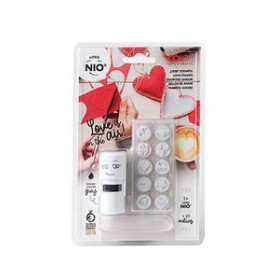 Sellos SELLO ent.AUT. COLOP PRINTER LITTLE NIO Ø17mm CON 10 GOMAS INTERCAMBIABLES CON MOTIVOS PARA AMOR. GRIS (154843)