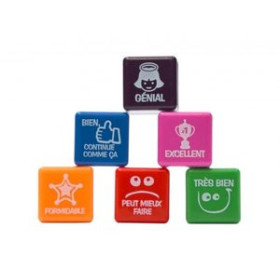 Sellos SELLO OFFICE BOX DE MOTIVACION ESPECIAL PROFESORES PACK DE 6 FRANCES