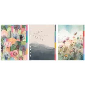 Separadores PP y PVC SEPARADORES SENFORT DECORADOS A4 6 Pestañas 11 taladros