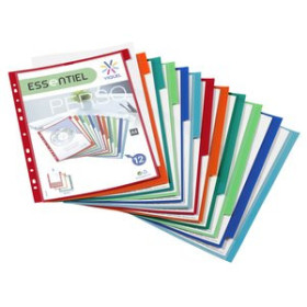 Separadores PP y PVC SEPARADORES VIQUEL PP A4 12 PESTAÑAS PERSONALIZABLES