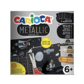 Kits de manualidades SET CARIOCA METALLIC POP UP CREATOR 17 pcs