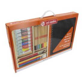 Kits de manualidades SET CREATIVO MULTITECNICAS TALENS ART CREATION DE 118 PIEZAS 