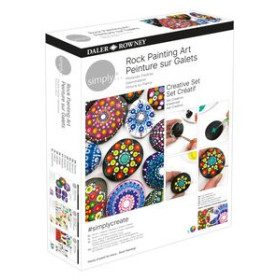 Juegos educativos SET DALER ROWNEY CREATIVO ROCK PAINTING