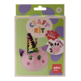 Kits de manualidades SET DE MANUALIDADES APLI KIDS CRAFT KIT LLAVERO UNICORNIO (19878) (+6 años)