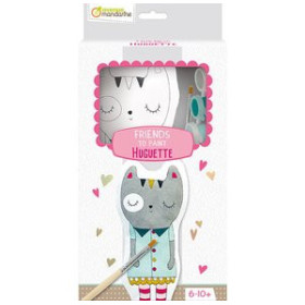 Kits de manualidades SET de PINTURA AVENUE MANDARINE ANIMAL DE TELA PARA COLOREAR GATO (6-10 años)