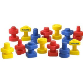 Juegos educativos SET DE 72 TORNILLOS Y TUERCAS + ACTIVIDADES