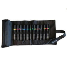 Lápices de colores SET LYRA REMBRANDT ART PEN ENROLLABLE DE TELA DE 24