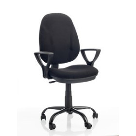 Sillas de dirección SILLA ARCHIVO 2000 OURIZO CON BRAZOS Y TAPICERIA NEGRO