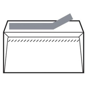 Sobres con tira de silicona SOBRE SAM 120x176 BLANCO 90g OPEN (SILICONA) PAQUETE de 25