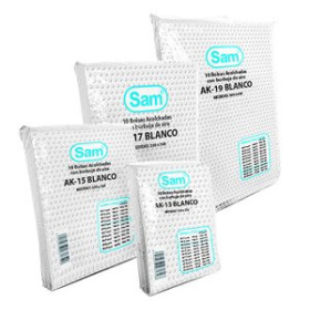 Sobres bolsa burbuja SOBRE-BOLSA BURBUJA Nº21 (Ref.CD) 180x165 BLANCO PAQUETE de 10