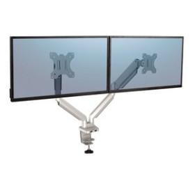 Soportes y brazos para monitores SOPORTE BRAZO MONITOR FELLOWES DOBLE PLATINUM SERIES PLATA