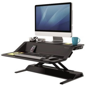 Soportes y brazos para monitores SOPORTE MONITOR FELLOWES ESTACION DE TRABAJO SIT-STAND LOTUS NEGRO