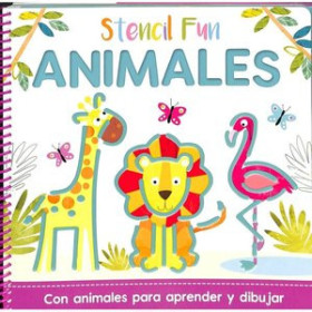 Juegos educativos STENCIL FUN IGLOO MANOLITO BOOKS ANIMALES PARA APRENDER A DIBUJAR