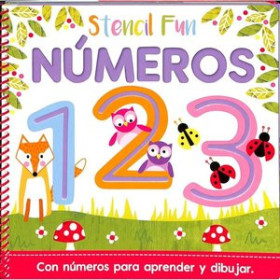 Juegos educativos STENCIL FUN IGLOO MANOLITO BOOKS NUMEROS PARA APRENDER A DIBUJAR