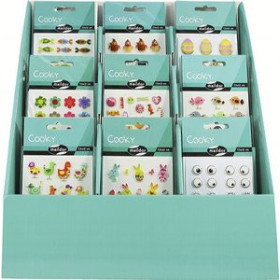 Stickers en bolsa STICKERS MAILDOR COOKY PASCUA EXPOSITOR DE 90