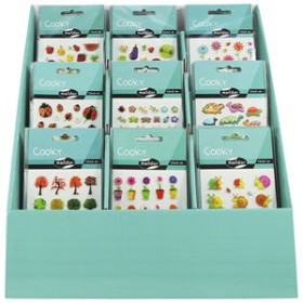 Stickers en bolsa STICKERS MAILDOR COOKY PRIMAVERA EXPOSITOR DE 90