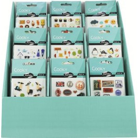 Stickers en bolsa STICKERS MAILDOR COOKY VACACIONES VERANO EXPOSITOR DE 90