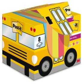 Notas adhesivas reposicionables TACO NOTAS POST-IT PACK AUTOBUS 63