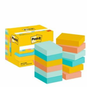 Notas adhesivas reposicionables TACO NOTAS POST-IT 653 BEACHSIDE 38x51 (PACK DE 12)