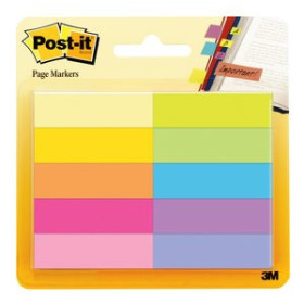 Notas adhesivas reposicionables TACO NOTAS POST-IT 670/10AB  15X50  MININOTAS COLORES SURTIDOS