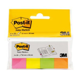 Notas adhesivas reposicionables TACO NOTAS POST-IT 670-4-POP 12