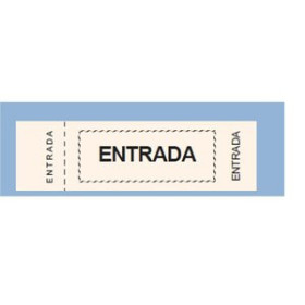 Talonarios castellano TALONARIO ENTRADAS LOAN COLORES SURTIDOS