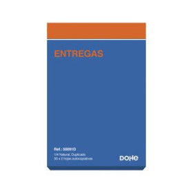 Talonarios castellano TALONARIO NOTAS ENTREGA 4º NATURAL DUPLI DOHE