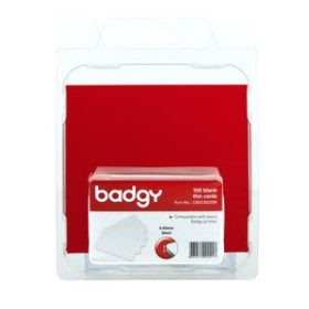Impresoras Tarjetas y consumibles TARJETA BADGY PVC PARA IMPRESION BLANCA FINA 0