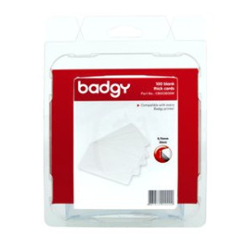 Impresoras Tarjetas y consumibles TARJETA BADGY PVC PARA IMPRESION BLANCA GRUESA 0