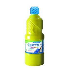 Pinturas acrílicas TEMPERA ACRILICA GIOTTO 500 ml AMARILLO