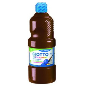 Pinturas acrílicas TEMPERA ACRILICA GIOTTO 500 ml MARRON