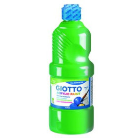 Pinturas acrílicas TEMPERA ACRILICA GIOTTO 500 ml VERDE