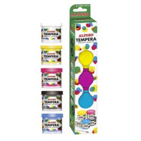 Témperas clásicas TEMPERA ALPINO  40 ml (bote) ESTUCHE de 5