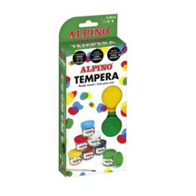 Témperas clásicas TEMPERA ALPINO  40 ml (bote) ESTUCHE de 7